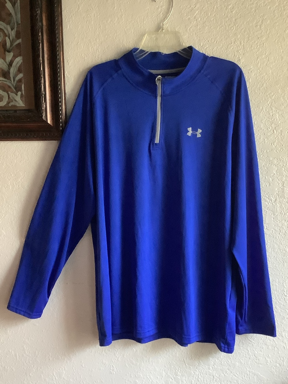 Under Armour Men’s Royal Blue Quarter-Zip Pullover